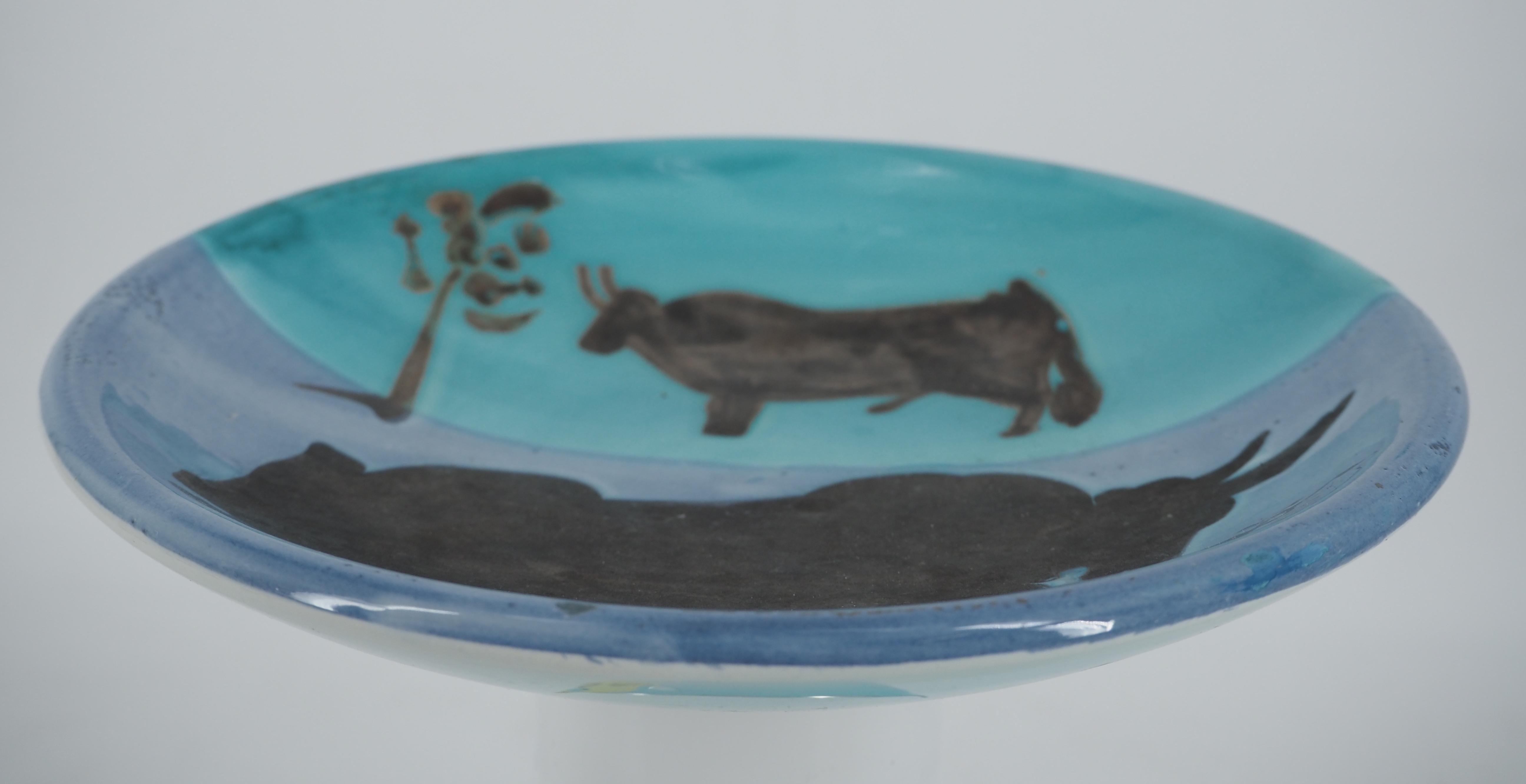 Dos Toros - Cerámica Original MADOURA - Edición de 500 (Ramié #161) en venta 4