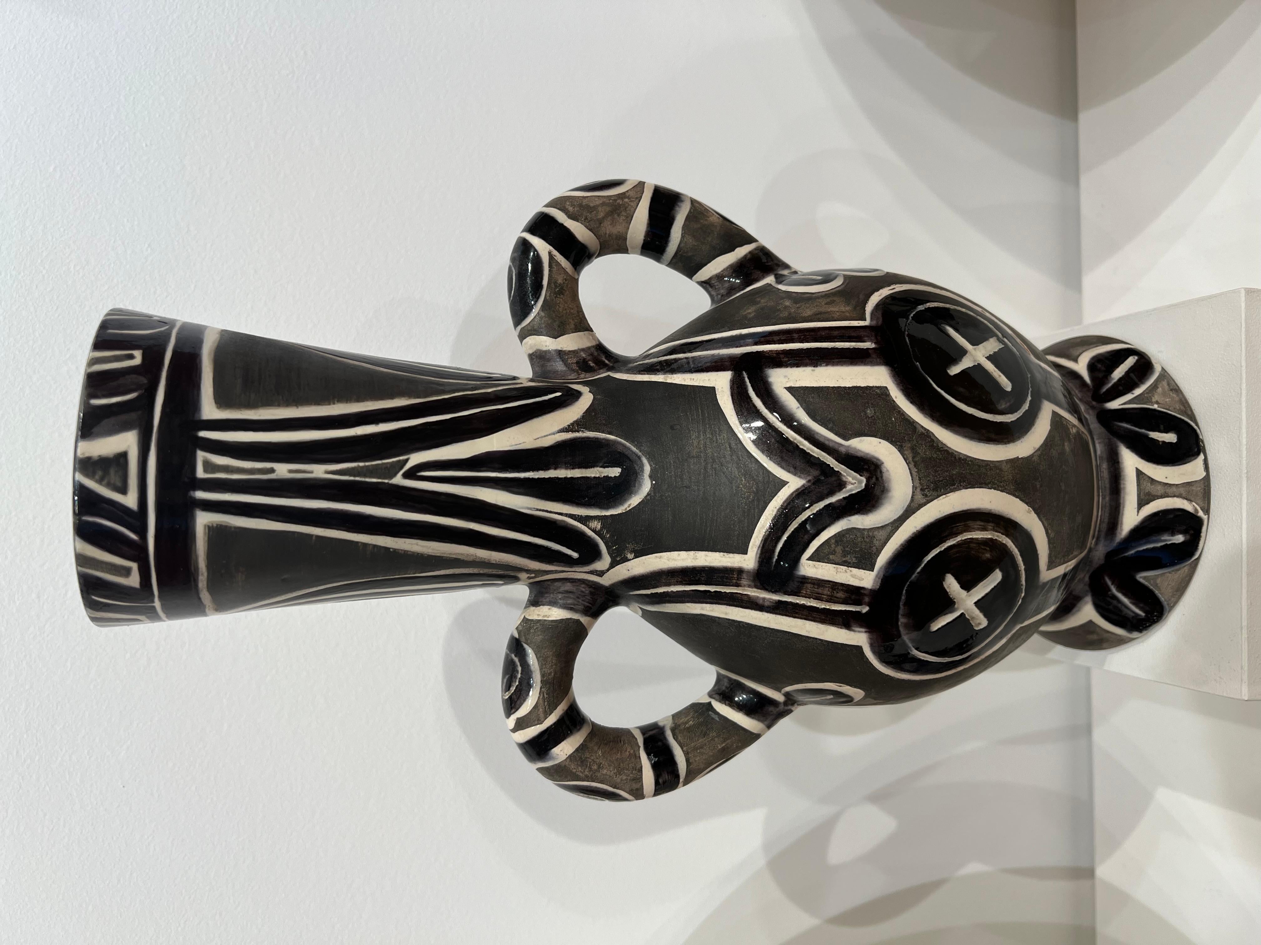 Vaso à deux anses (A.R. 213), Pablo Picasso, Design, Ceramica, Madoura in vendita 3