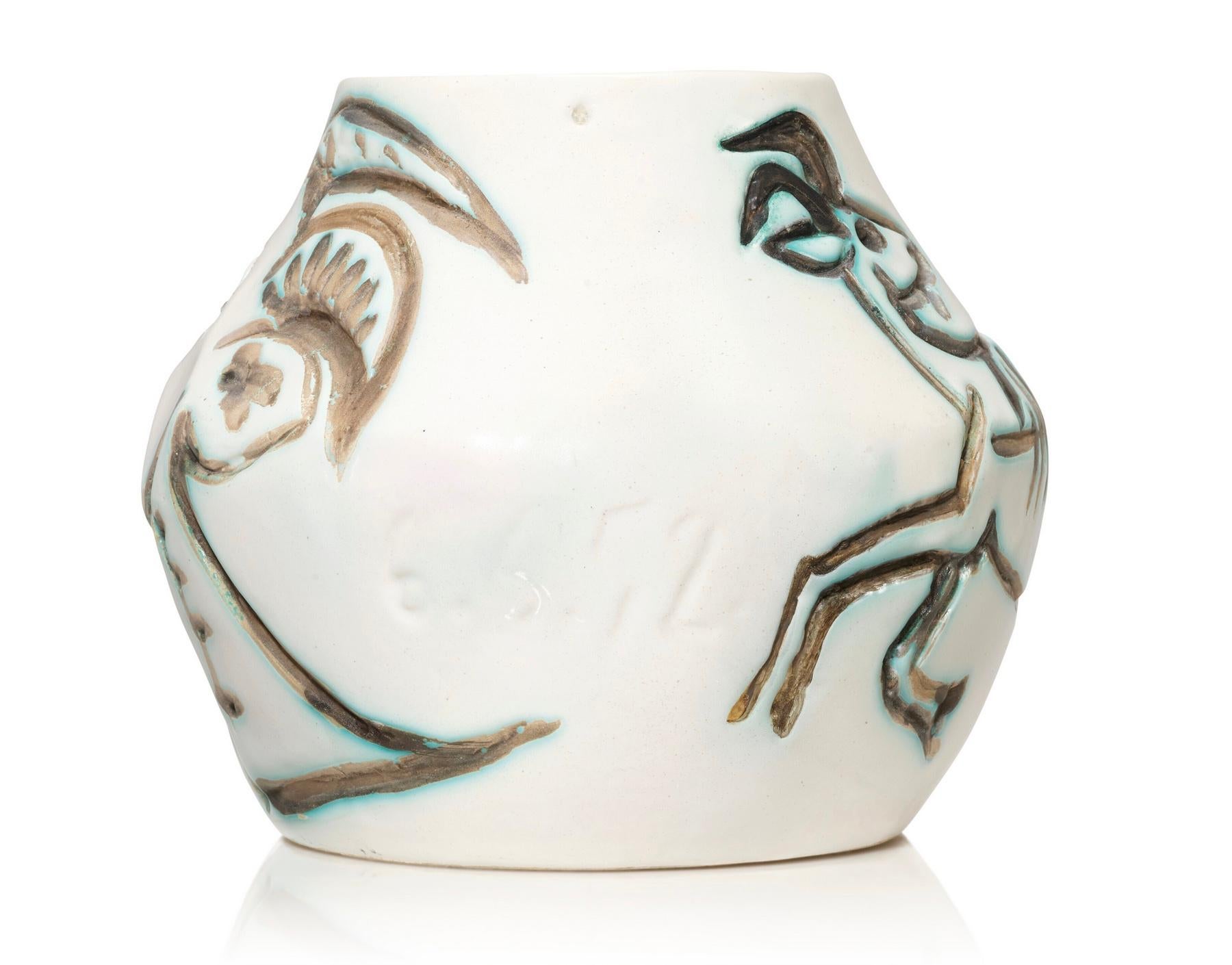 Vase aux Chèvres, Picasso, 1950er Jahre, Vase, Ziege, Dekoration, Keramik, Multiples (Nachkriegszeit), Sculpture, von Pablo Picasso