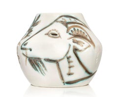 Vase aux Chèvres, Picasso, 1950's, Vase, Goat, Decoration, Ceramic, Multiples