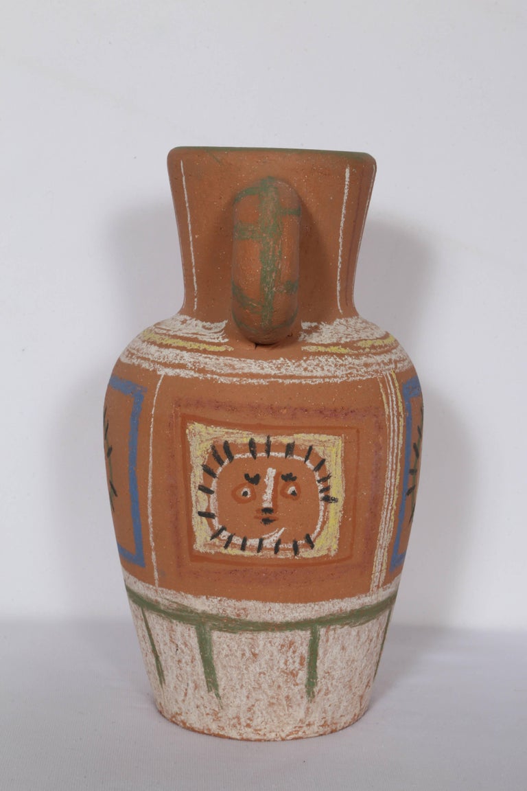 Vase avec Decoration Pastel (Vase with Pastel Decorations), by Pablo Picasso For Sale 1
