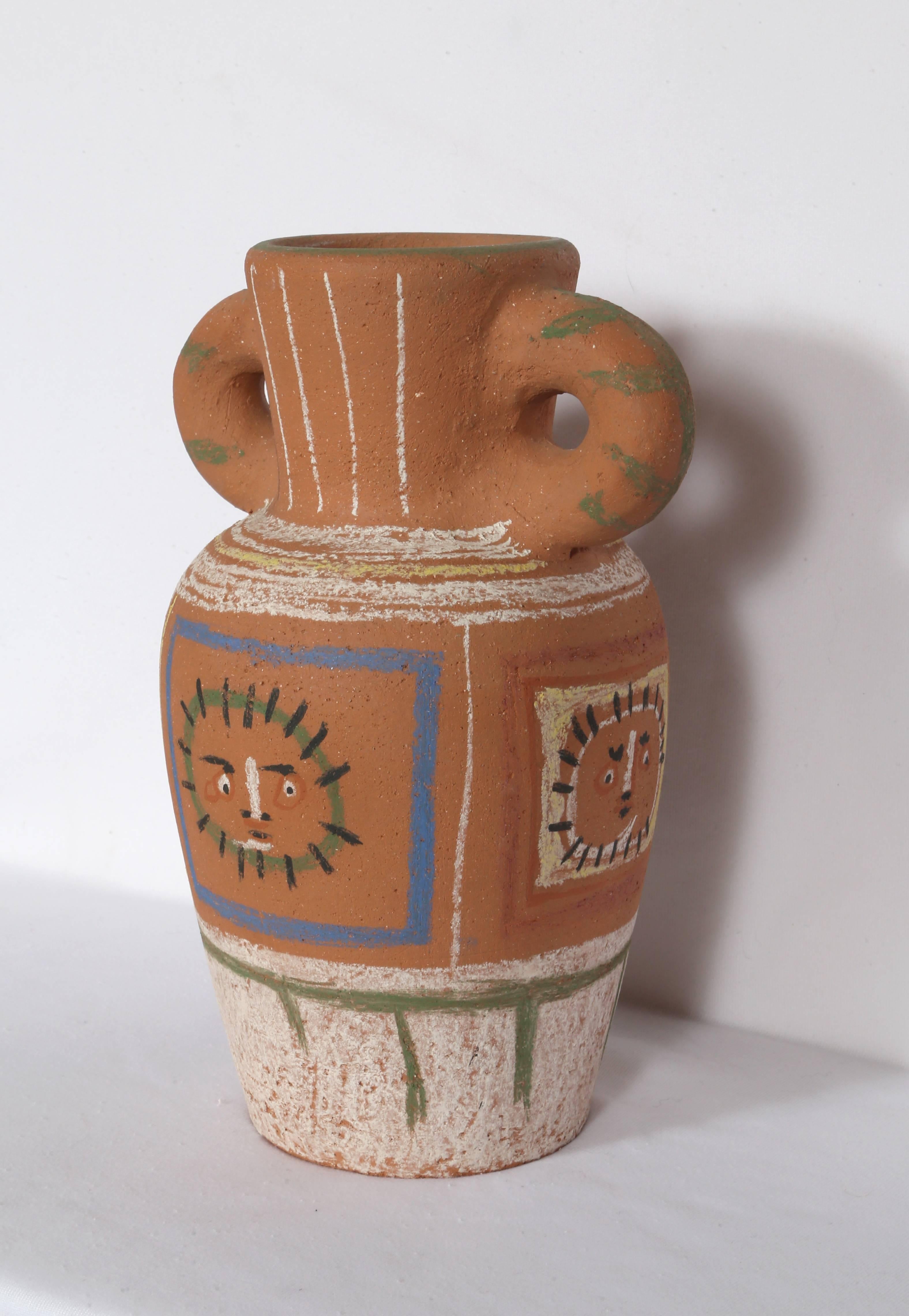 Vase avec Decoration Pastel (Vase mit Pastelldekorationen), von Pablo Picasso im Angebot 2