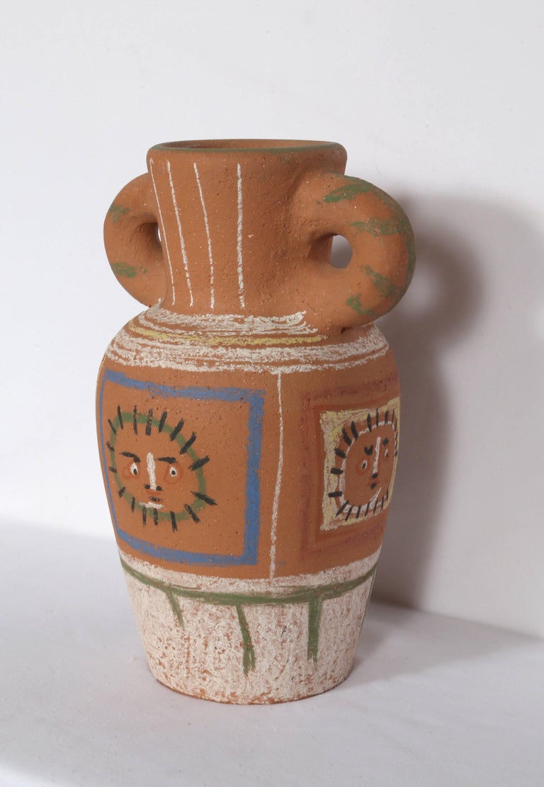 Vase avec Decoration Pastel (Vase with Pastel Decorations), by Pablo Picasso For Sale 2