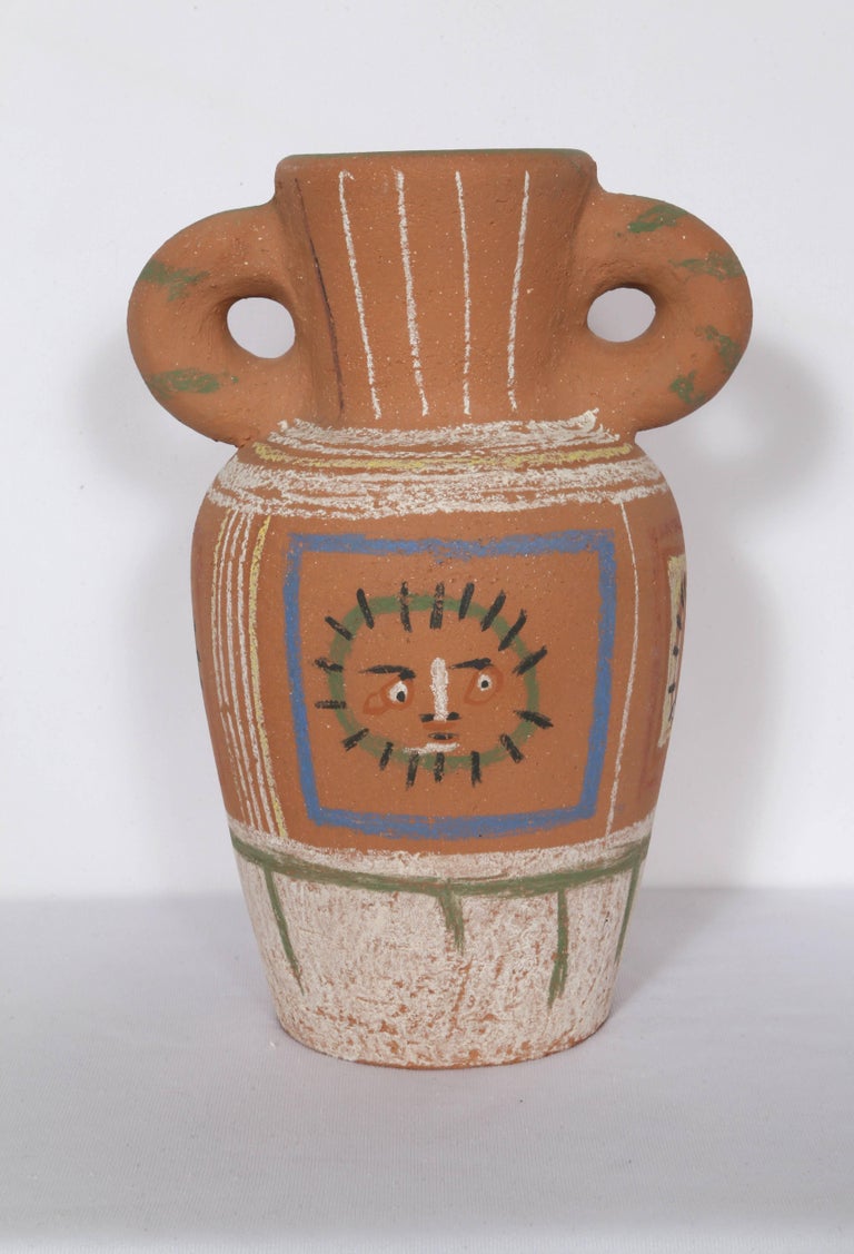 Vase avec Decoration Pastel (Vase with Pastel Decorations), by Pablo Picasso For Sale 4