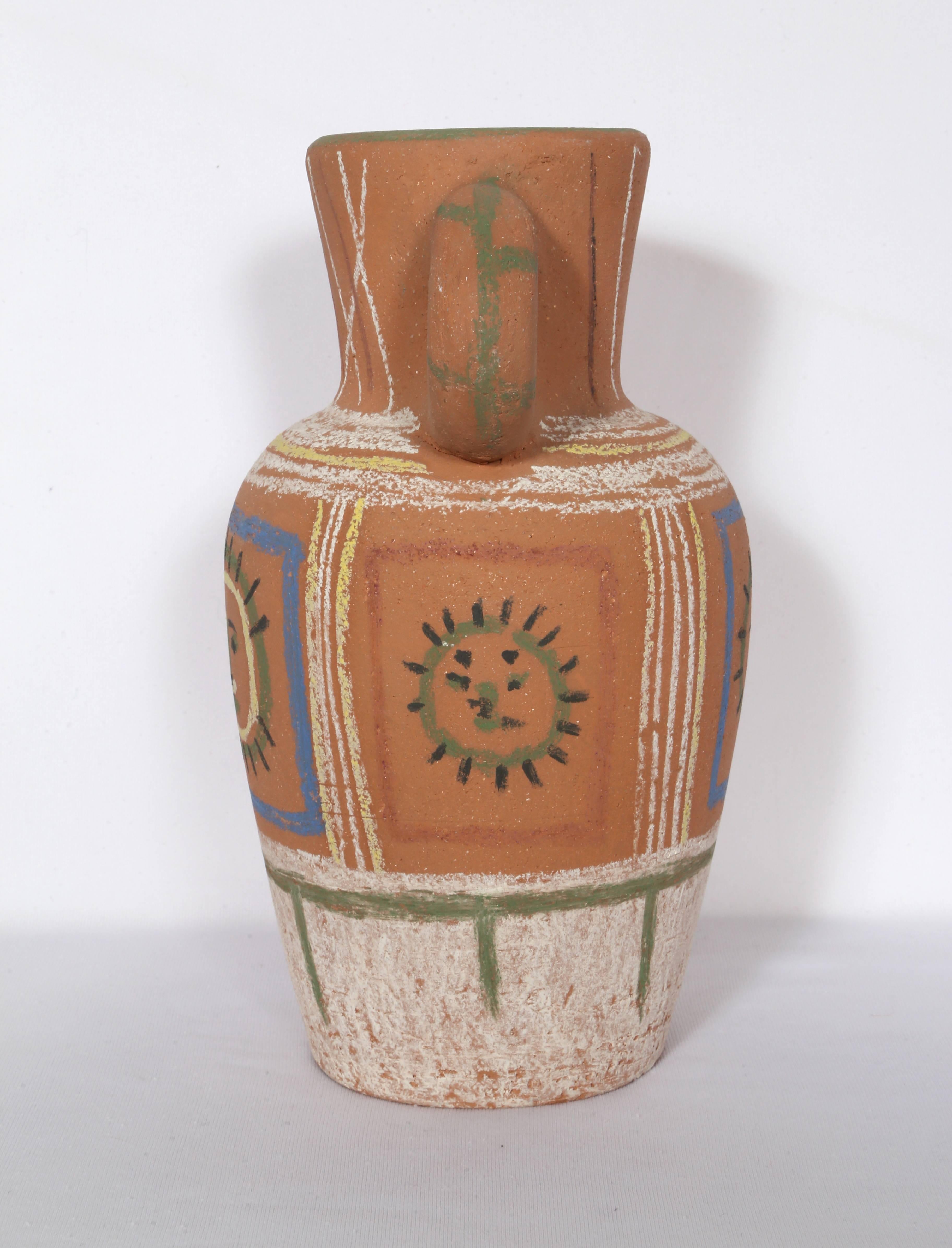Vase avec Decoration Pastel (Vase with Pastel Decorations), by Pablo Picasso For Sale 3