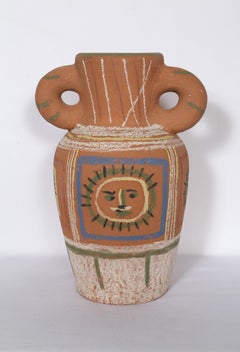 Vase avec Decoration Pastel (Vase with Pastel Decorations), by Pablo Picasso