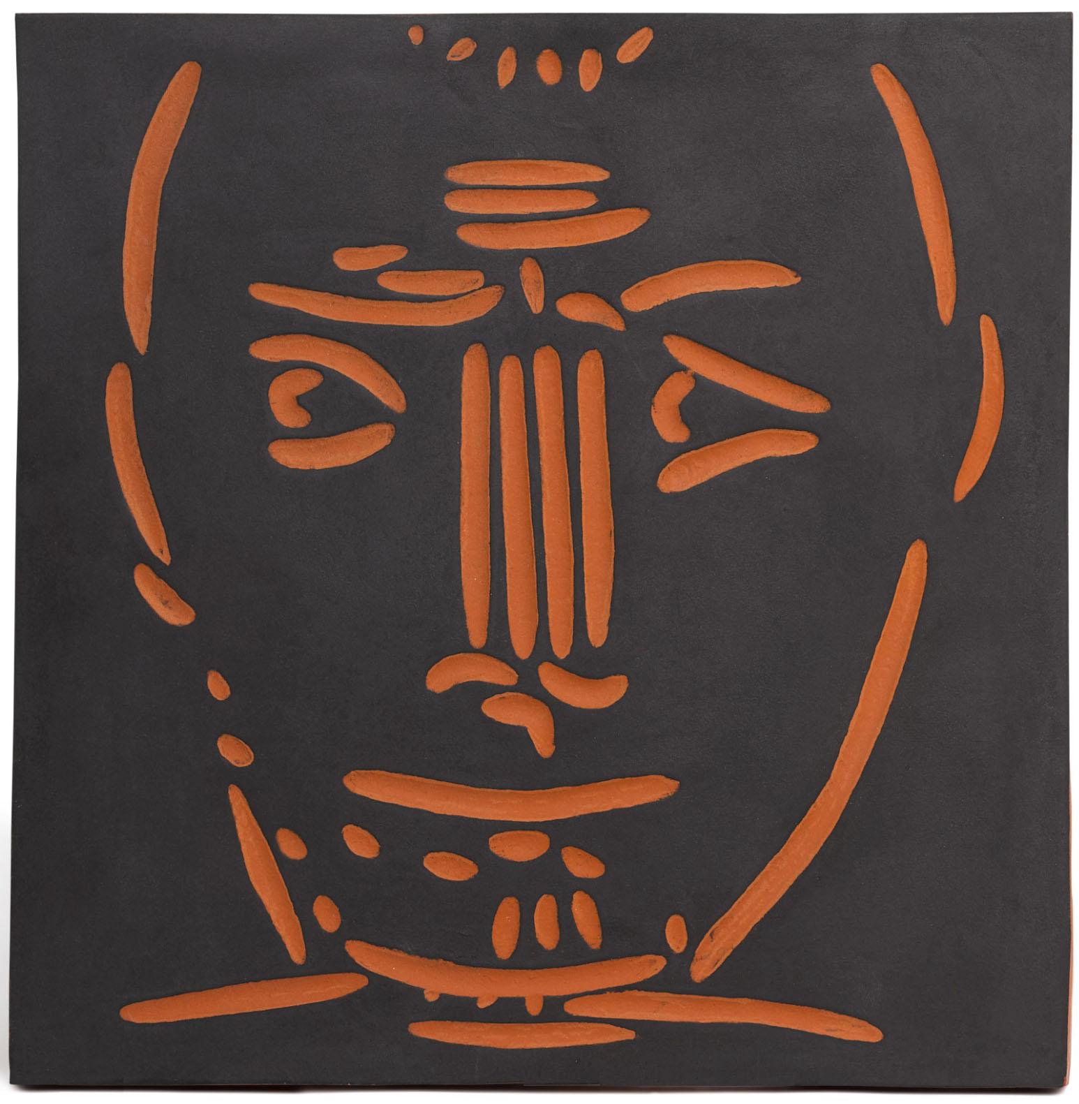 Pablo Picasso Figurative Sculpture - Visage d’homme (Man’s Head), 1968-1969 A.R. 570