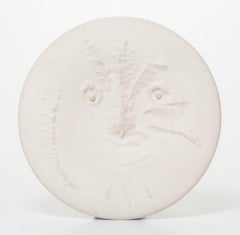 Visage En Gros Relief Ramie 505 Picasso Madoura Ceramic