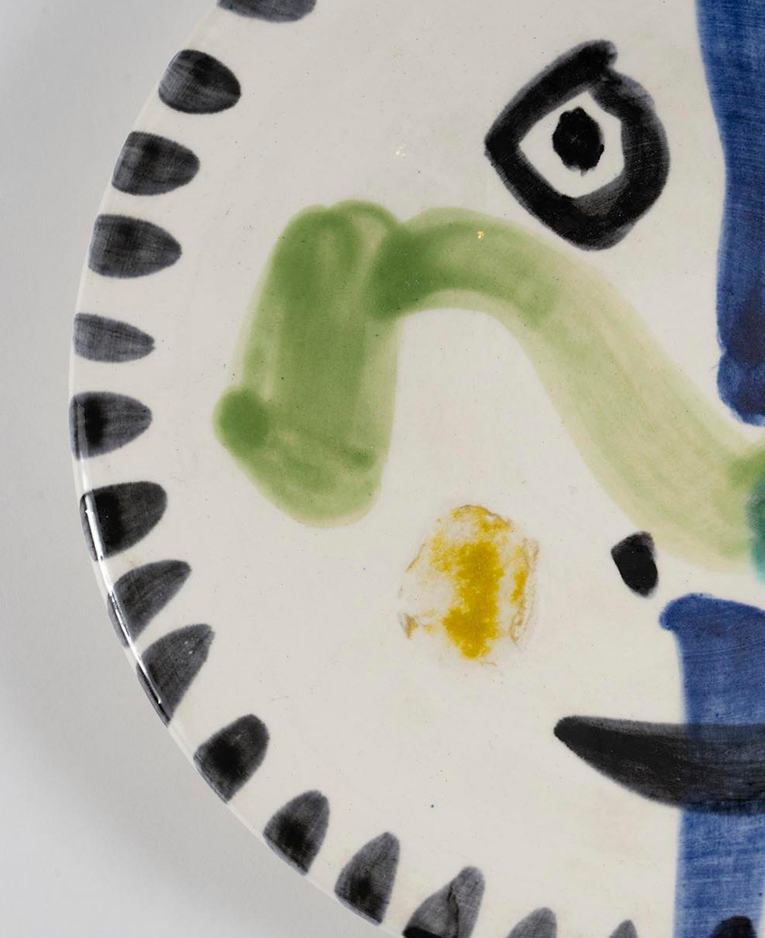 Visage no.144 (A.R. 480), Pablo Picasso, Design, Keramik, Madoura im Angebot 1