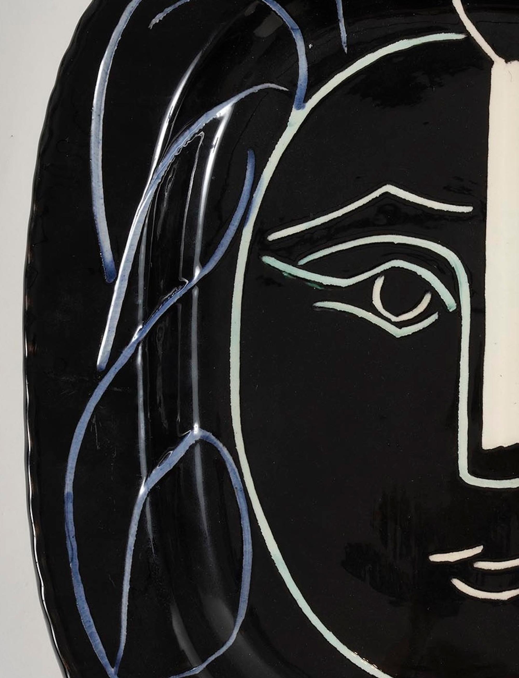 Visage Nr.197 (A.R. 494), Pablo Picasso, Design, Keramik, Madoura im Angebot 1