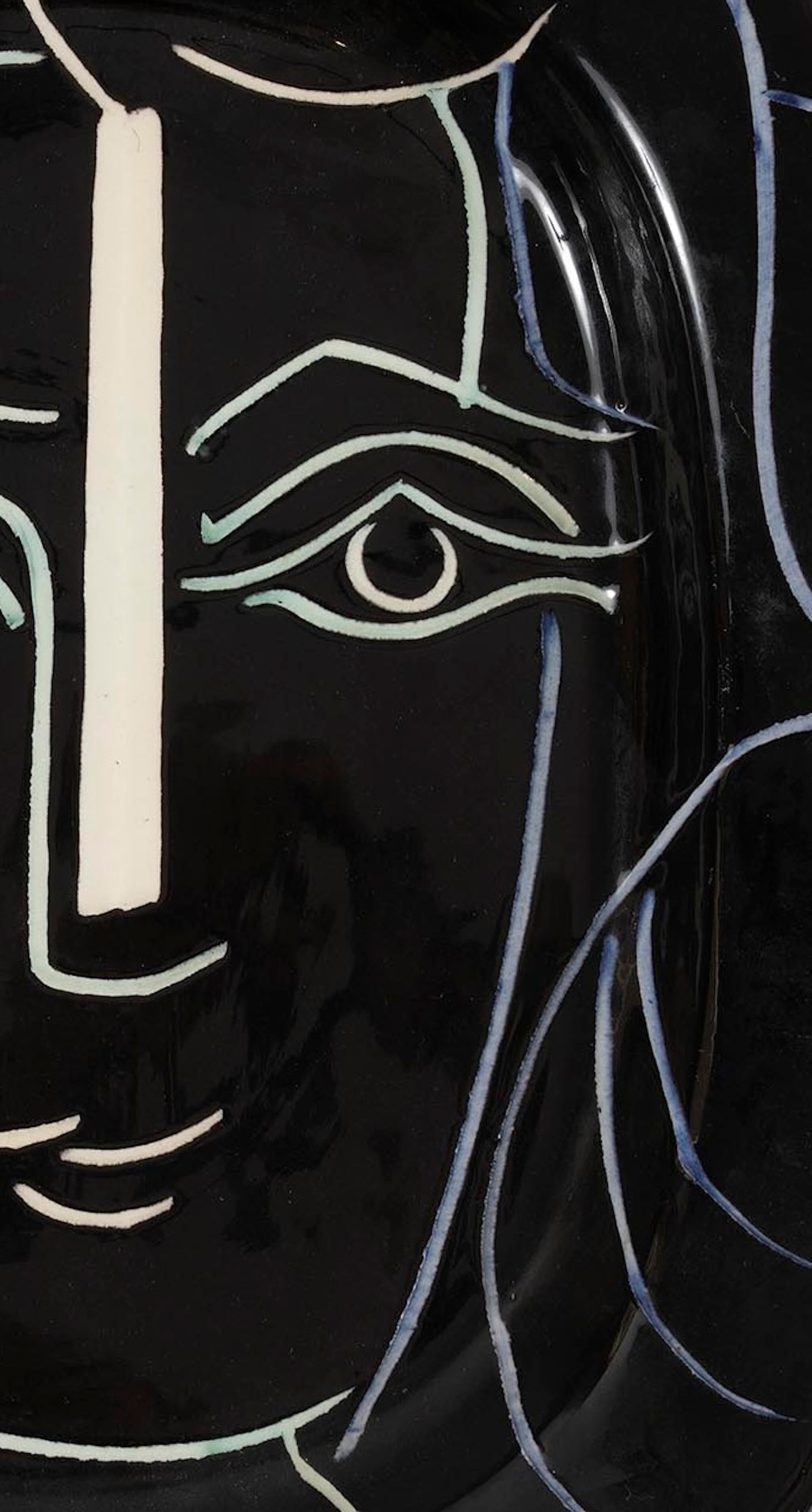 Visage Nr.197 (A.R. 494), Pablo Picasso, Design, Keramik, Madoura im Angebot 3