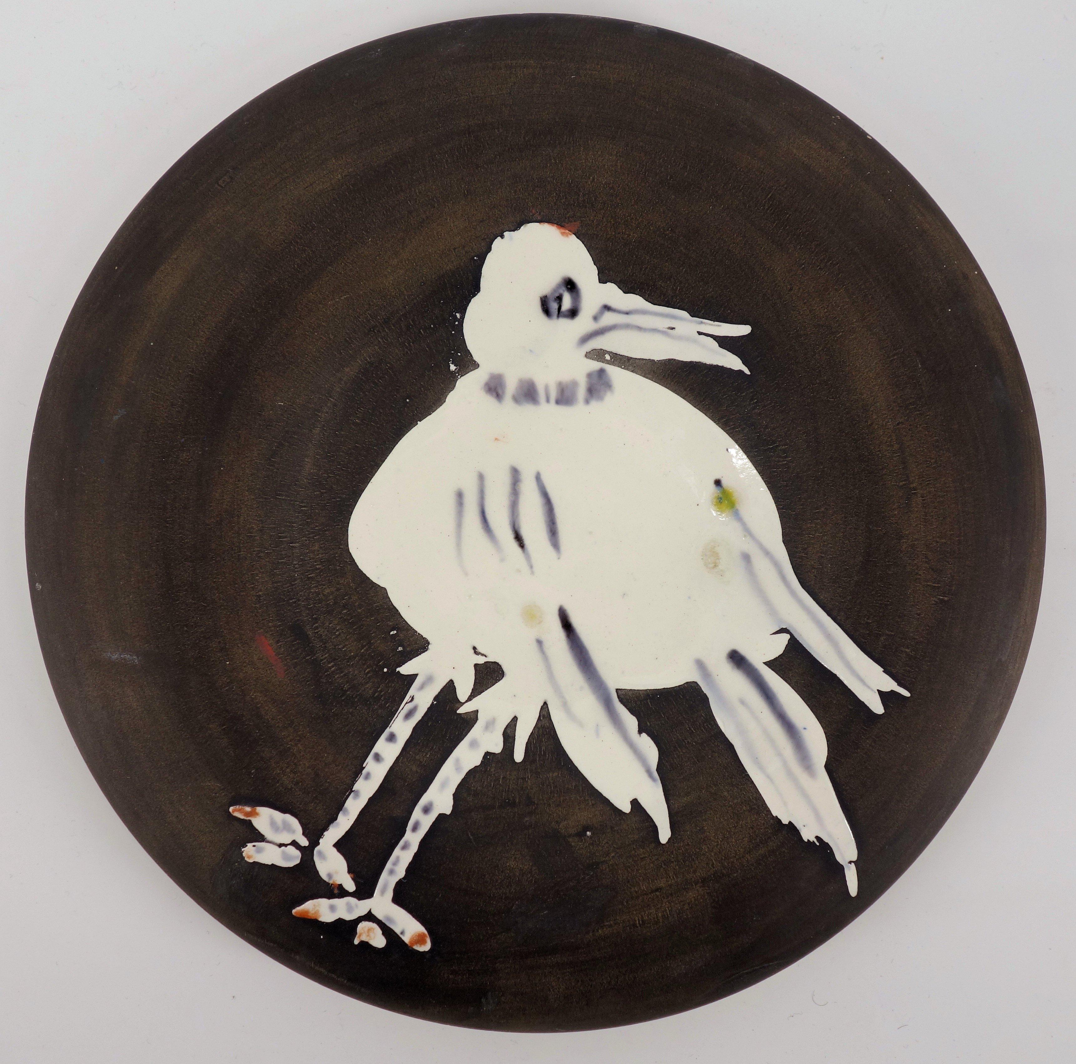 Pablo Picasso Figurative Sculpture - White Bird - Ceramic - 200 copies - Original ceramic Madoura (Ramié #486)