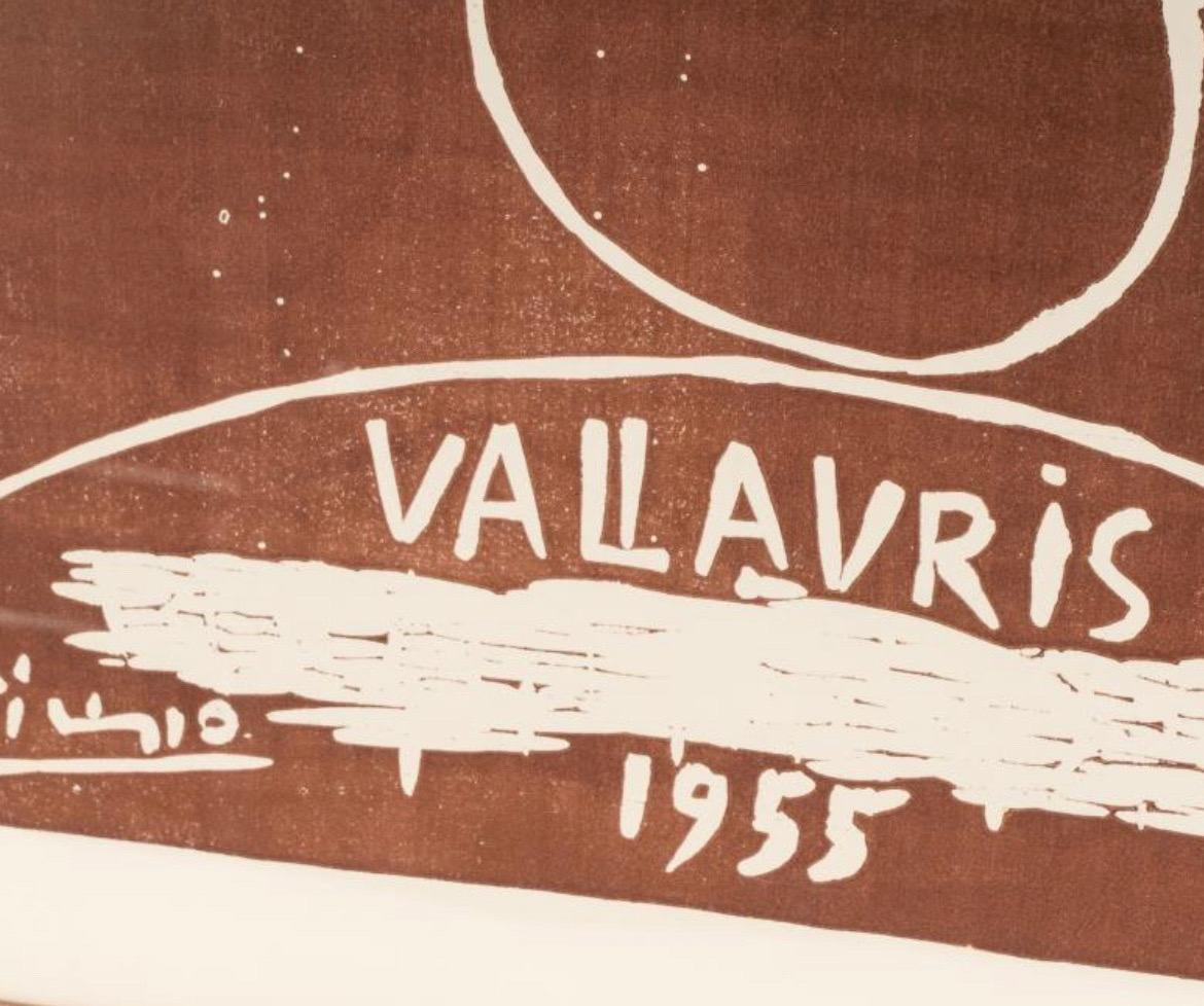 Lithographie signée Pablo Picasso : Vallauris  Excellent état à Los Angeles, CA
