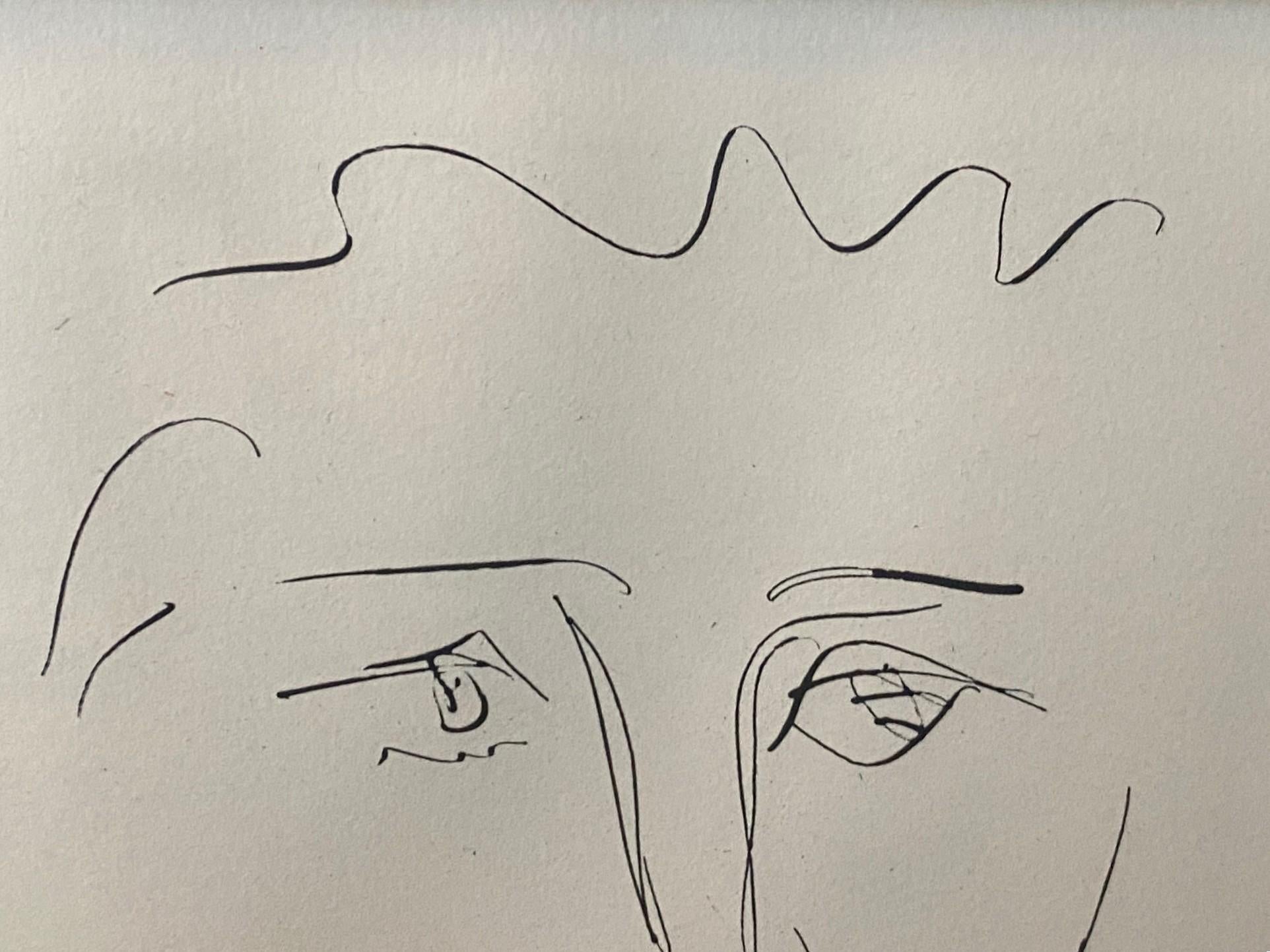 Pablo Picasso Signed Mid-Century Etching Pour Roby (L’Age de Soleil), 1968 For Sale 5