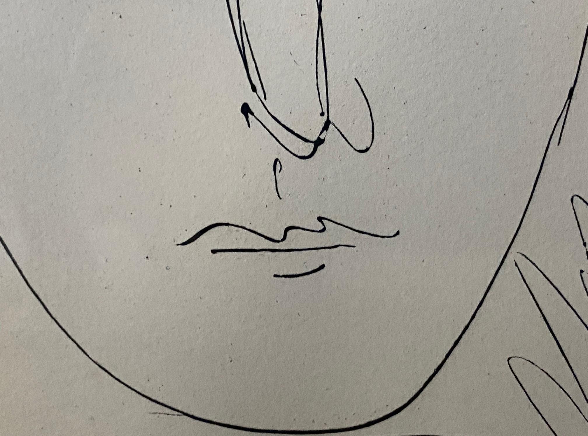 Pablo Picasso Signed Mid-Century Etching Pour Roby (L’Age de Soleil), 1968 For Sale 6