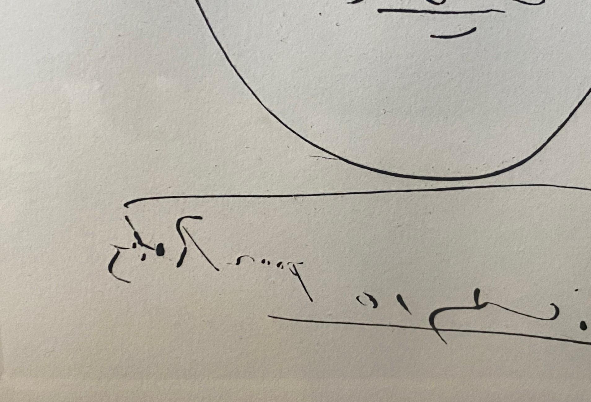 Pablo Picasso Signed Mid-Century Etching Pour Roby (L’Age de Soleil), 1968 For Sale 8