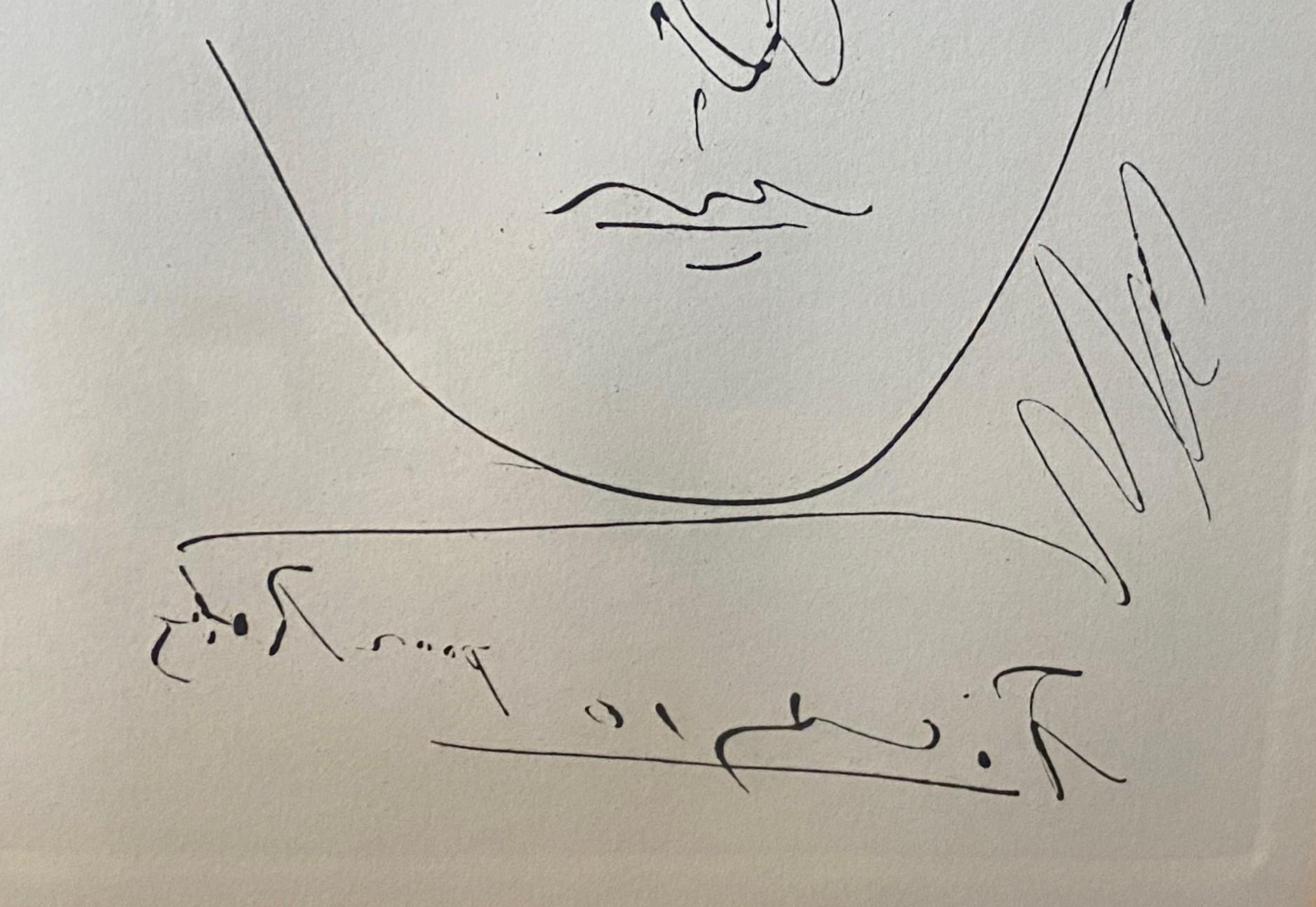 Pablo Picasso Signed Mid-Century Etching Pour Roby (L’Age de Soleil), 1968 For Sale 9