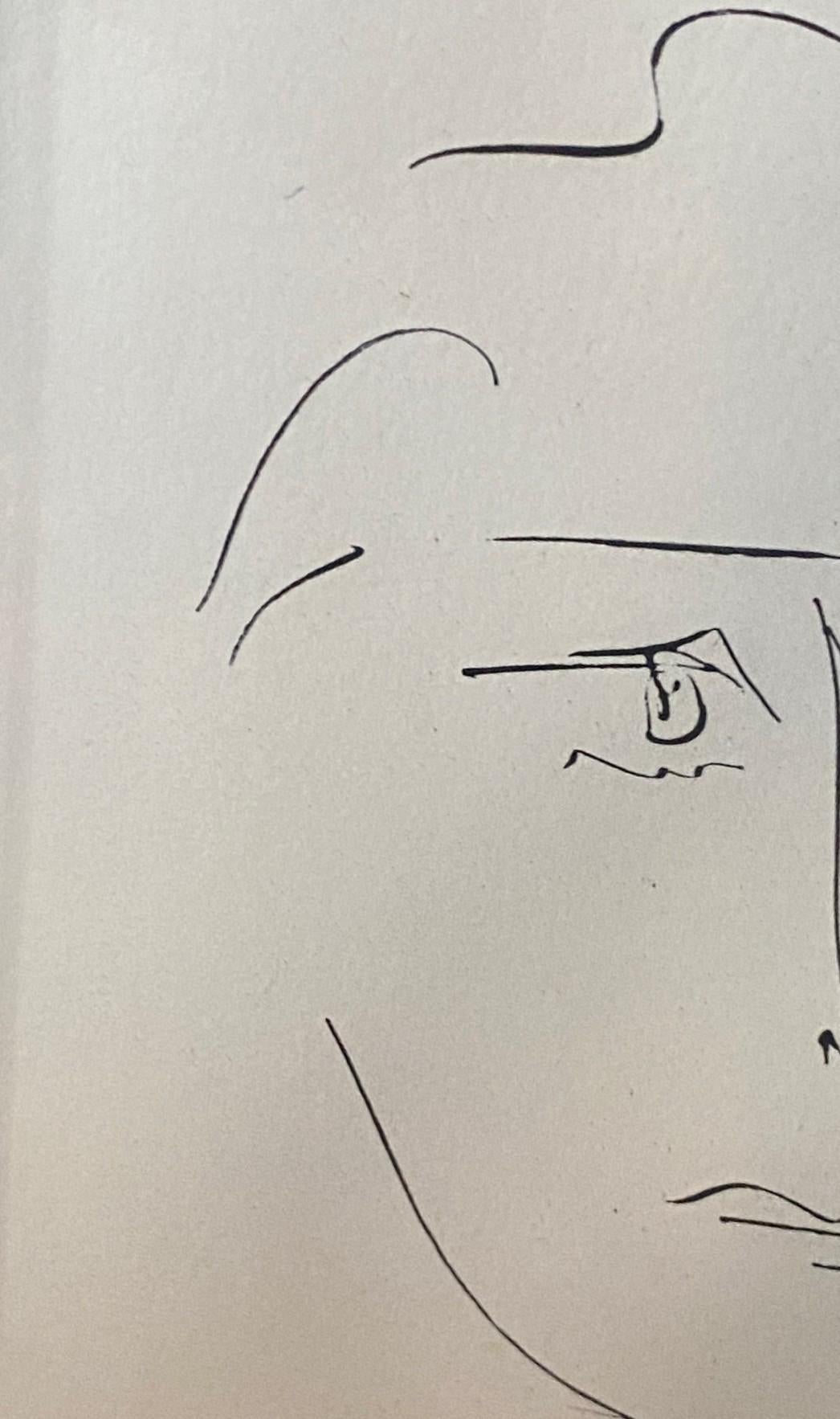 Pablo Picasso Signed Mid-Century Etching Pour Roby (L’Age de Soleil), 1968 For Sale 2