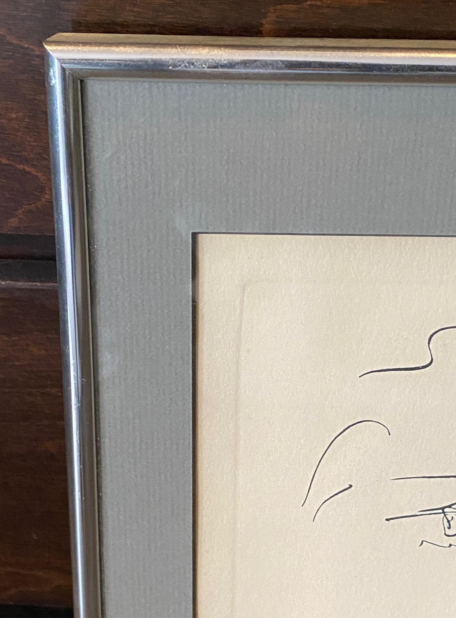 Grabado al aguafuerte de mediados de siglo firmado por Pablo Picasso Pour Roby (L'Age de Soleil), 1968 en venta 3