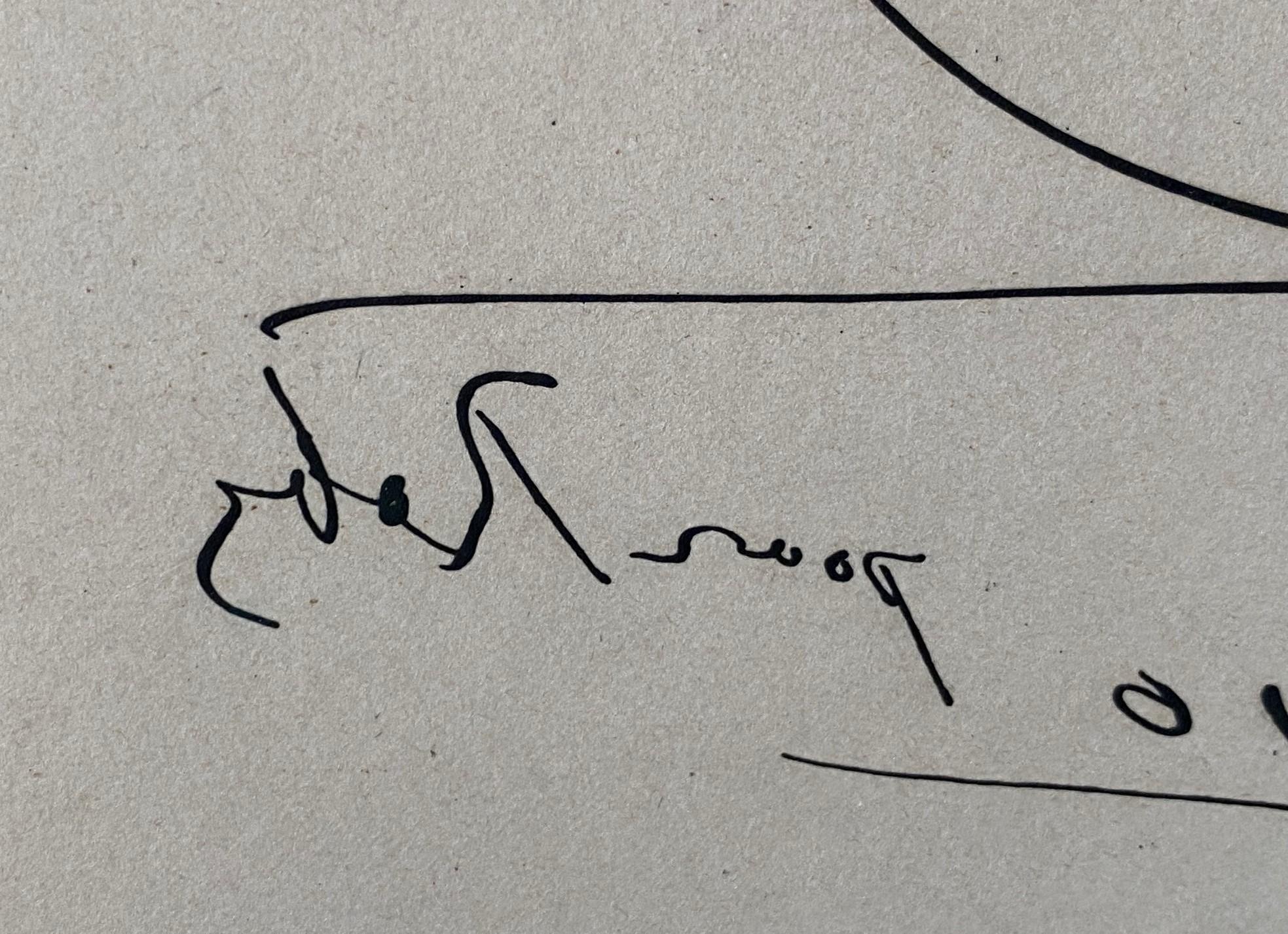 Pablo Picasso Signed Mid-Century Etching Print Pour Roby (L’Age de Soleil), 1968 For Sale 3