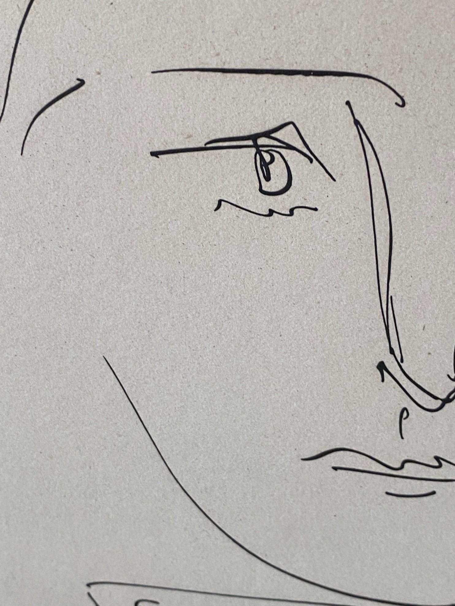 Pablo Picasso Signed Mid-Century Etching Print Pour Roby (L’Age de Soleil), 1968 For Sale 5