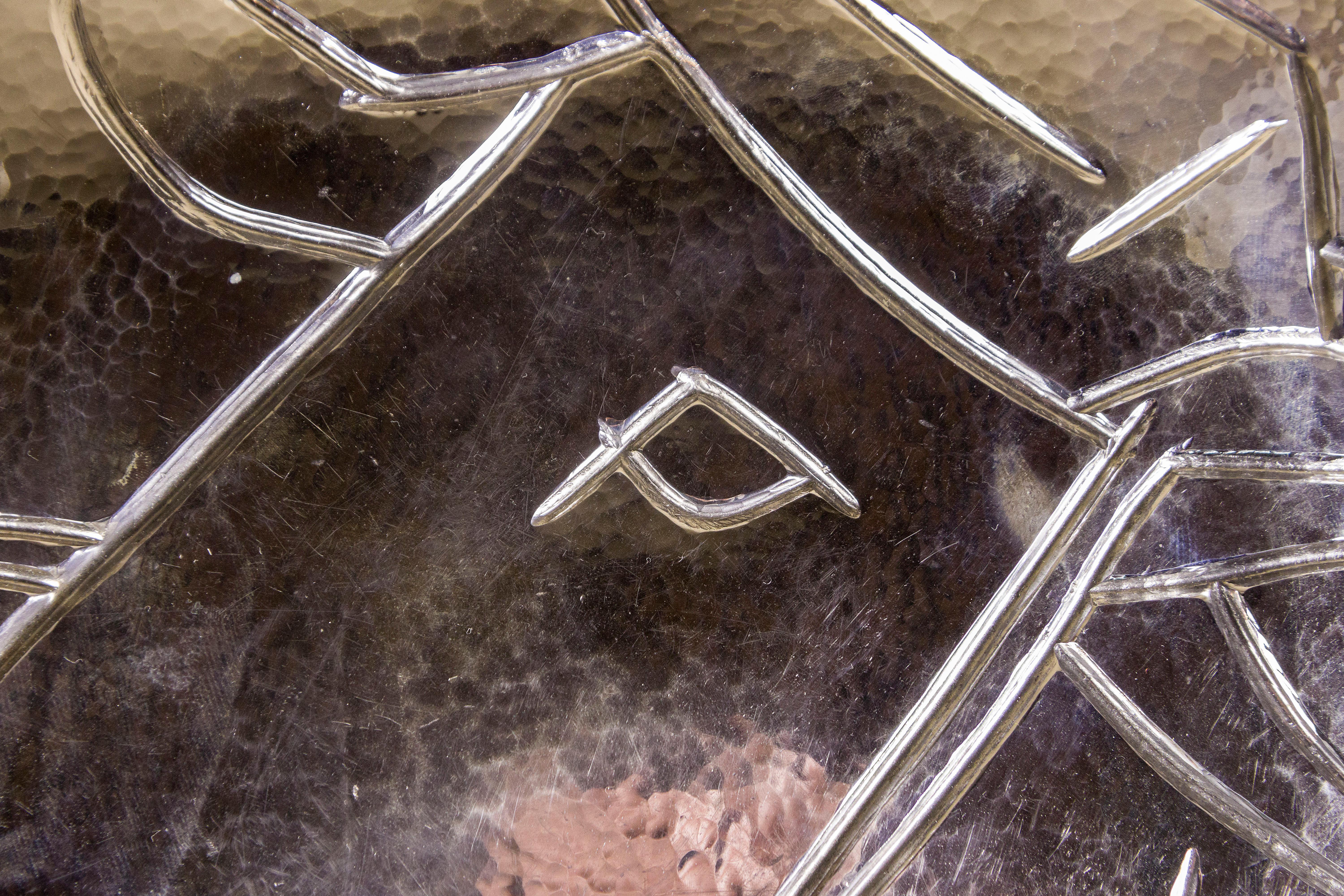 Français Assiette en argent de Pablo Picasso, vers 1956, France en vente