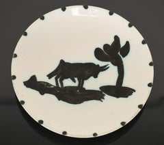 Pablo Picasso Taureau Sons L'arbre Plate, 1952