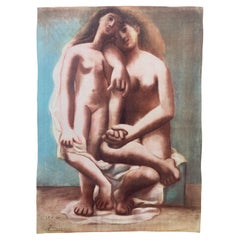 Pablo Picasso "Due nudi" Litografia originale del 1946