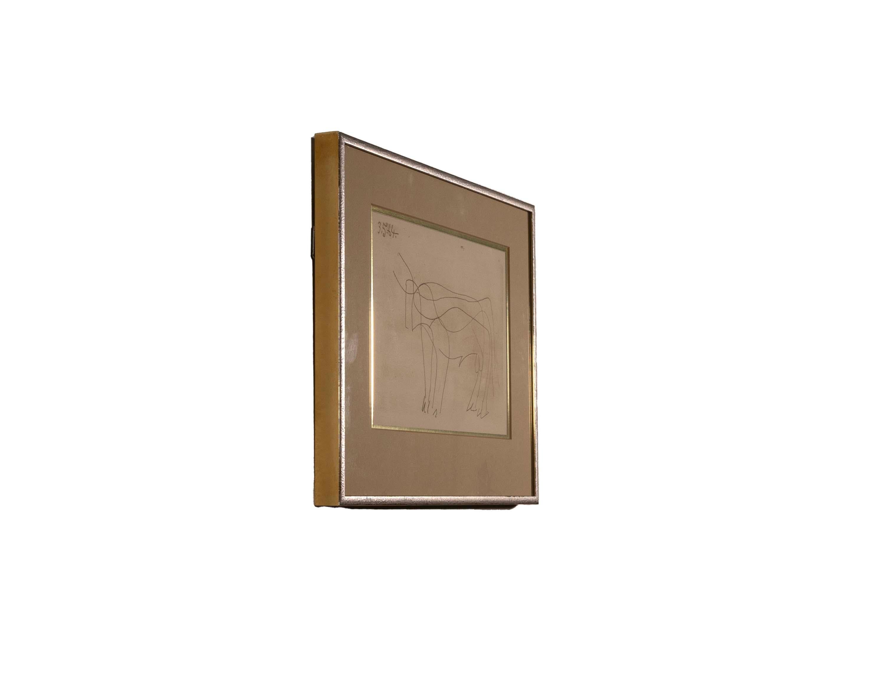 Une lithographie moderne classique sur papier chiffon Arches tissé à la main 