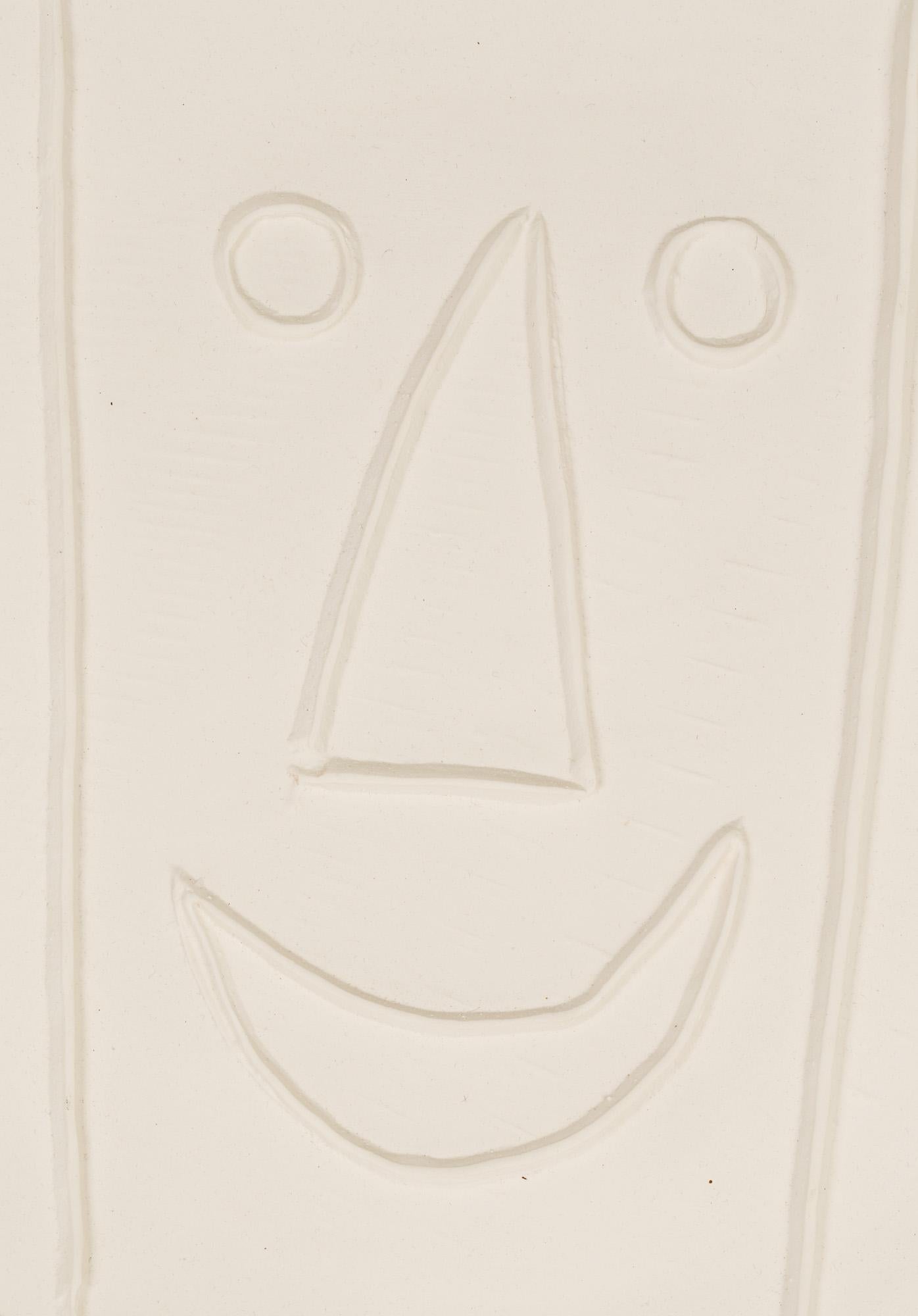 Pablo Picasso Vallauris A.R. 330, Teller in limitierter Auflage mit drei Gesichtern, 1956 im Angebot 10
