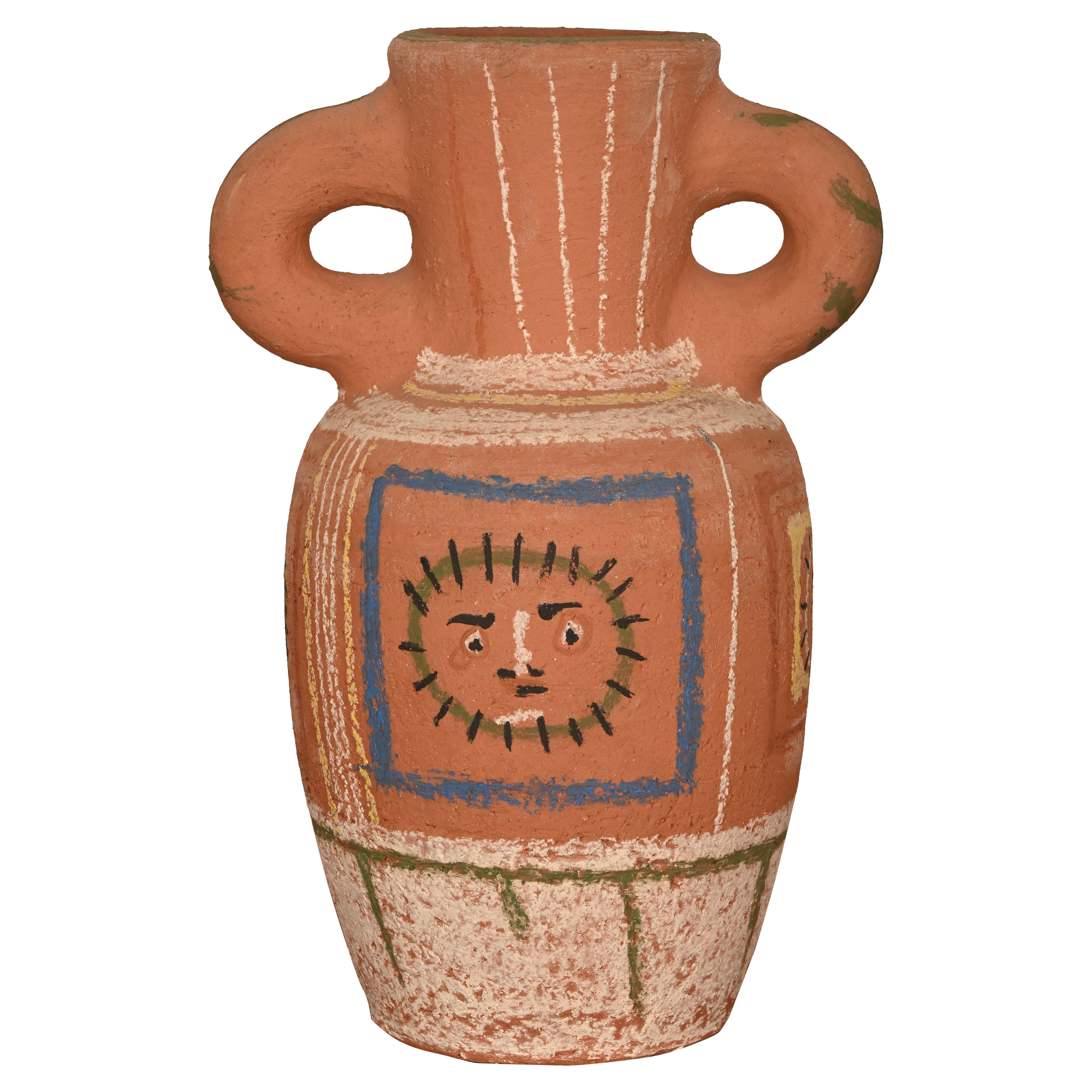 Pablo Picasso Vase au décor pastel, 1953 en vente