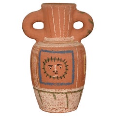Pablo Picasso Vase au décor pastel, 1953