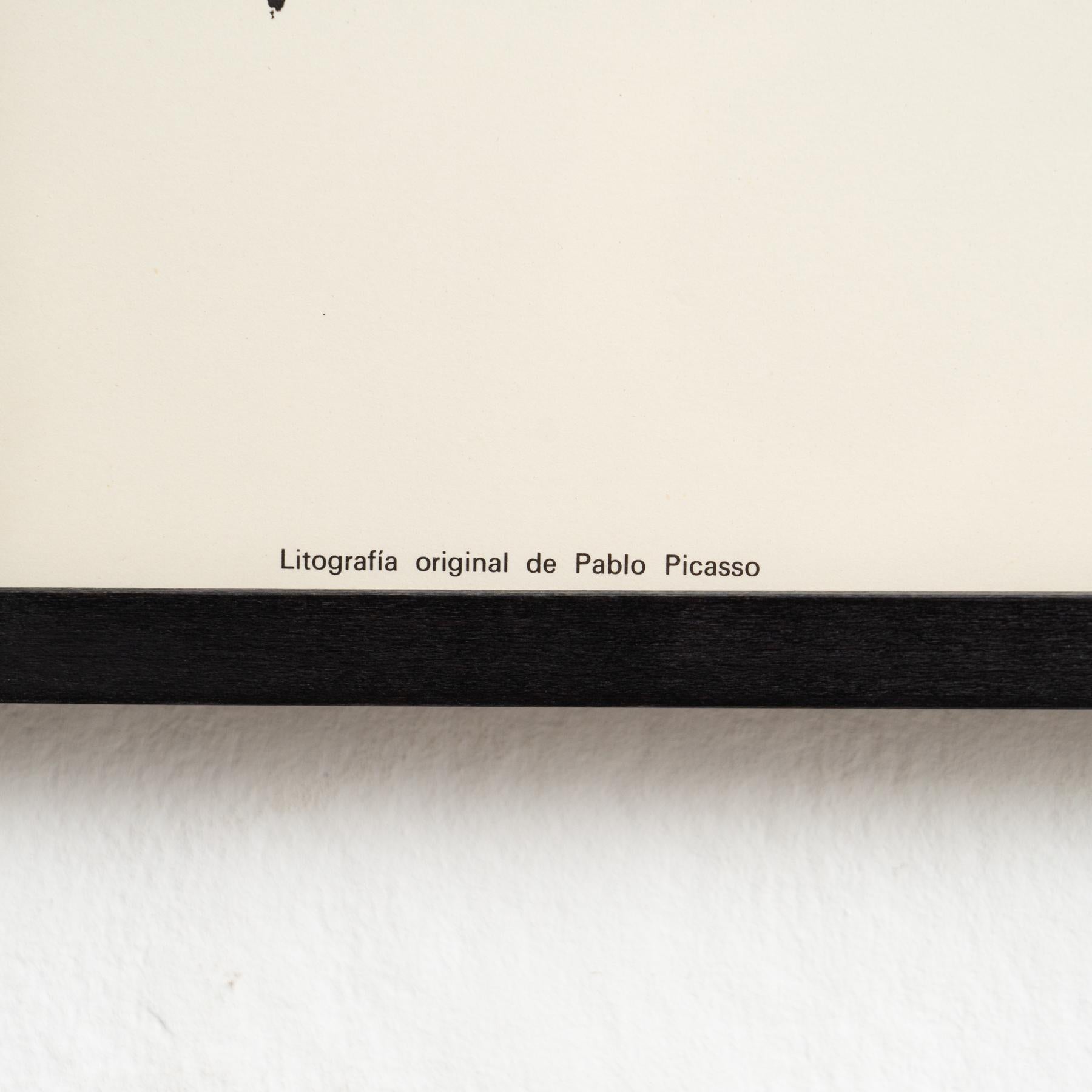 Affiche d'exposition vintage de Pablo Picasso, 1960 en vente 3