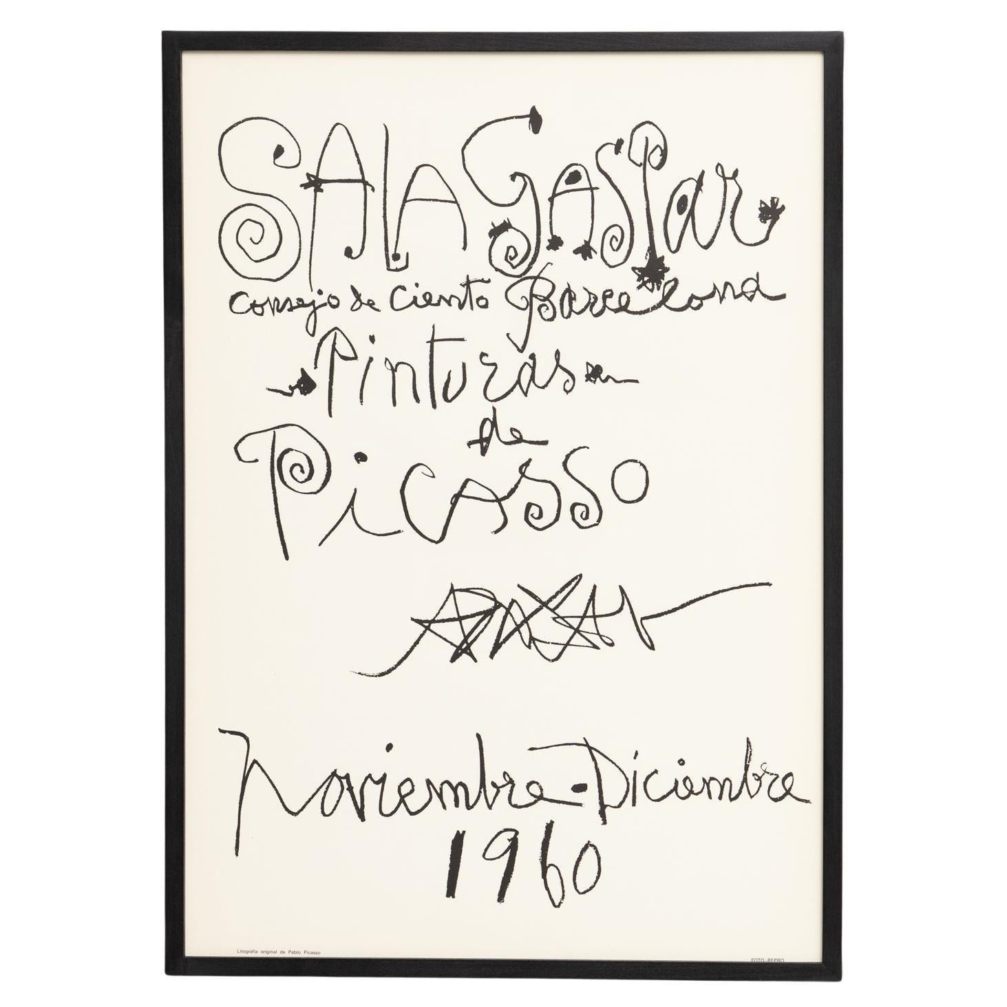 Poster d'epoca di Pablo Picasso, 1960