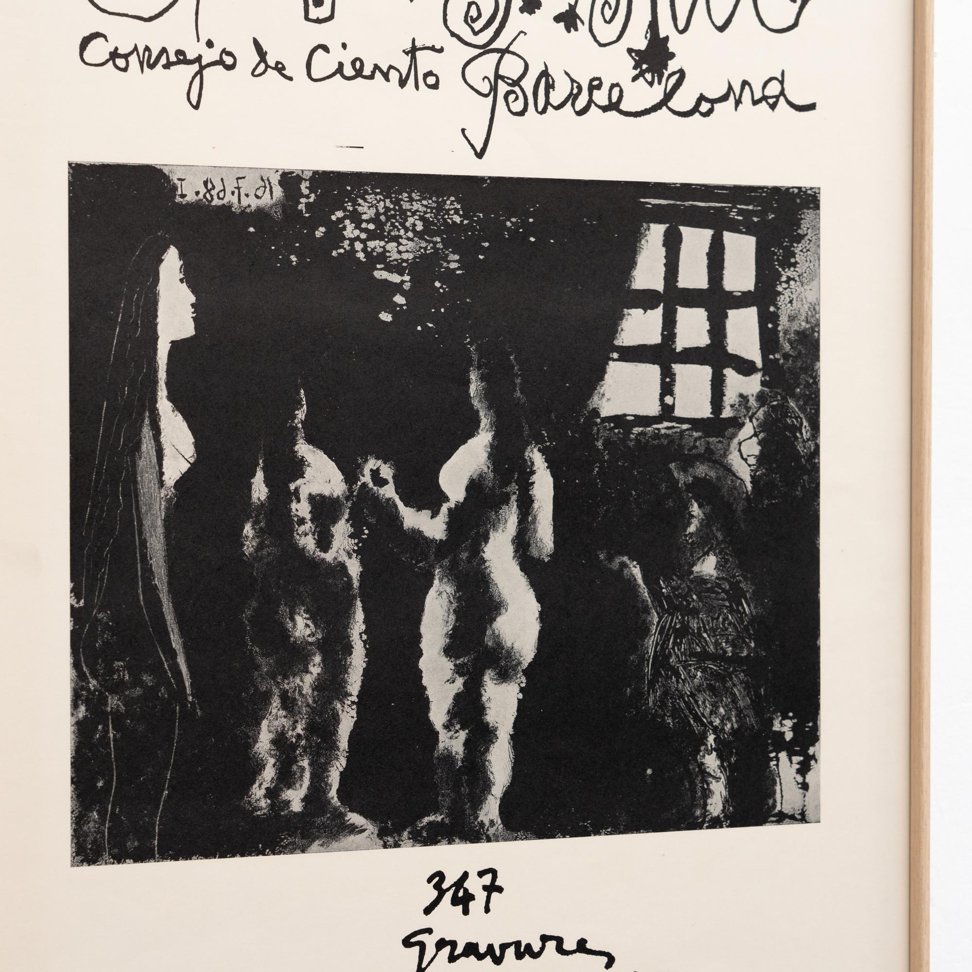 Pablo Picasso Vintage Exhibition Poster, 1968 5