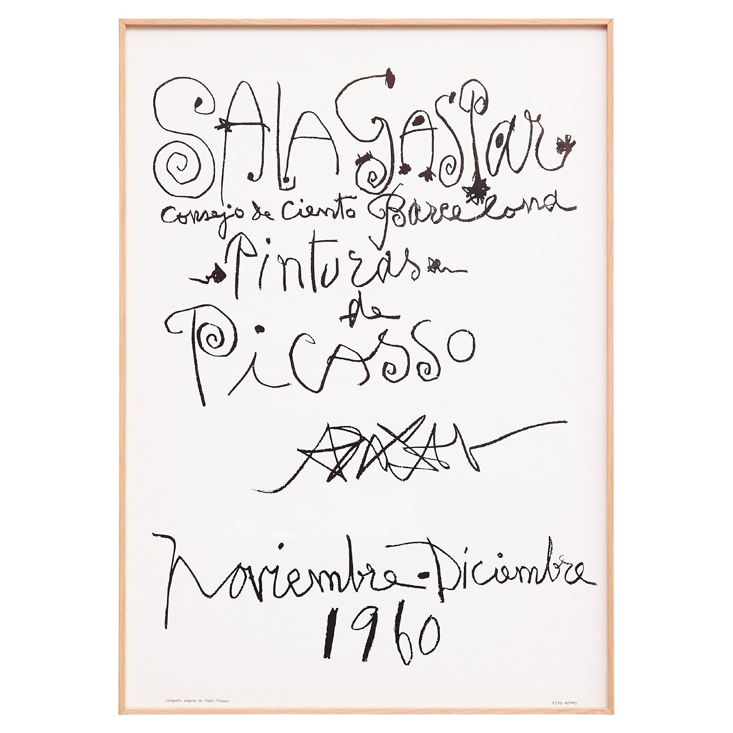 Pablo Picasso Vintage Exhibition Poster, 1968