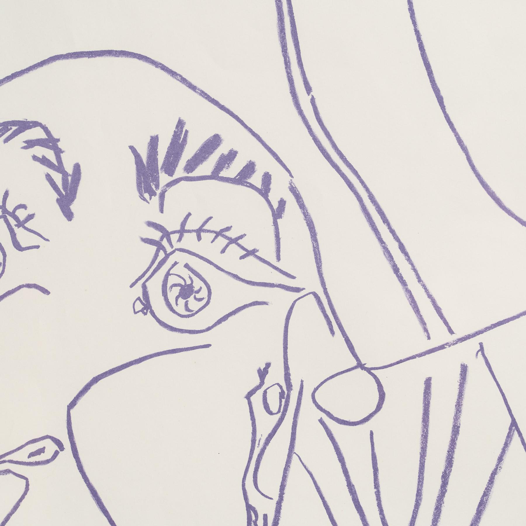 Pablo Picasso Cartel vintage de exposición, 1971 en venta 1