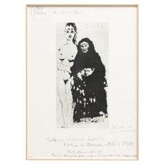 Pablo Picasso Vintage Exhibition Poster, 1971
