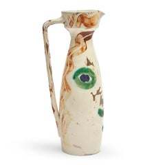 Pablo Picasso "Visage" Madoura Ceramic Pitcher