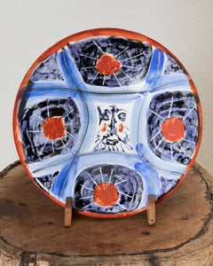 Pablo Picasso, Visage n°59, 1963, Assiette ronde.