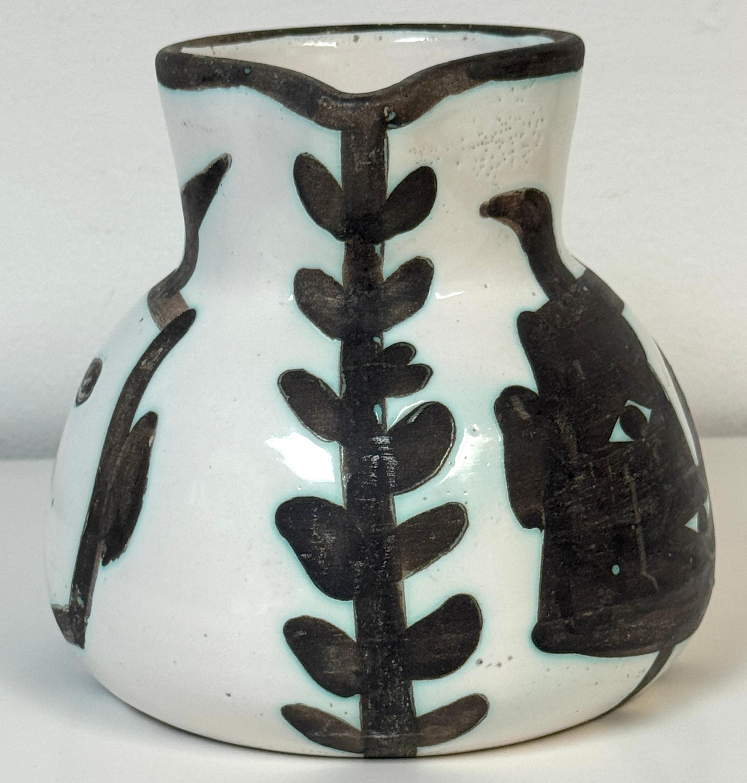 Moderne Pablo Picasso, Visage noir, Madoura, 1953 en vente