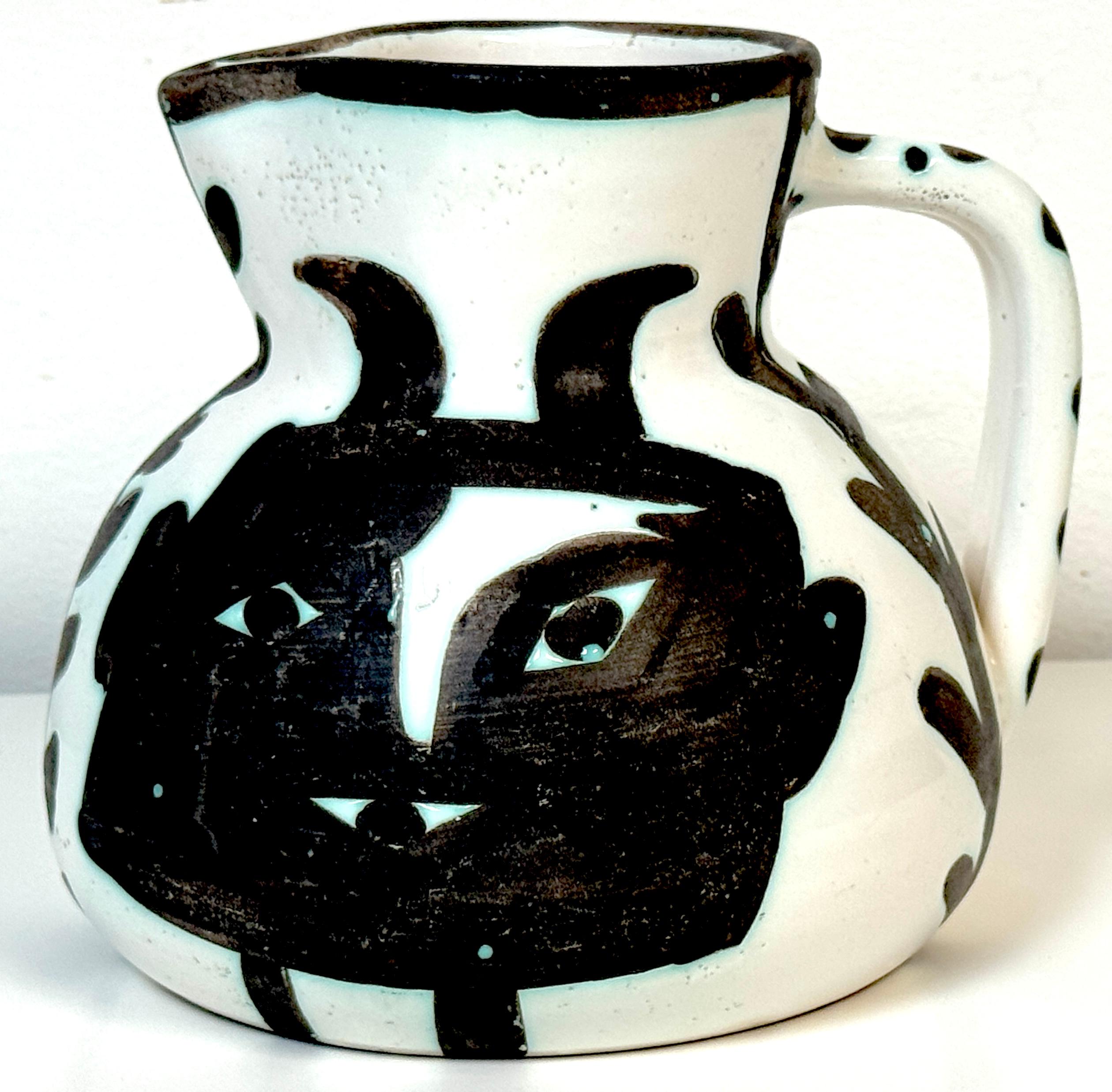 Français Pablo Picasso, Visage noir, Madoura, 1953 en vente