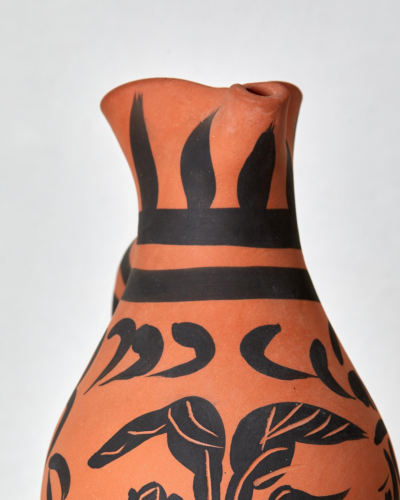 Mid-20th Century Pablo Picasso, Yan Barbu, 1963, Pichet tourné, Edition Picasso, Madoura
