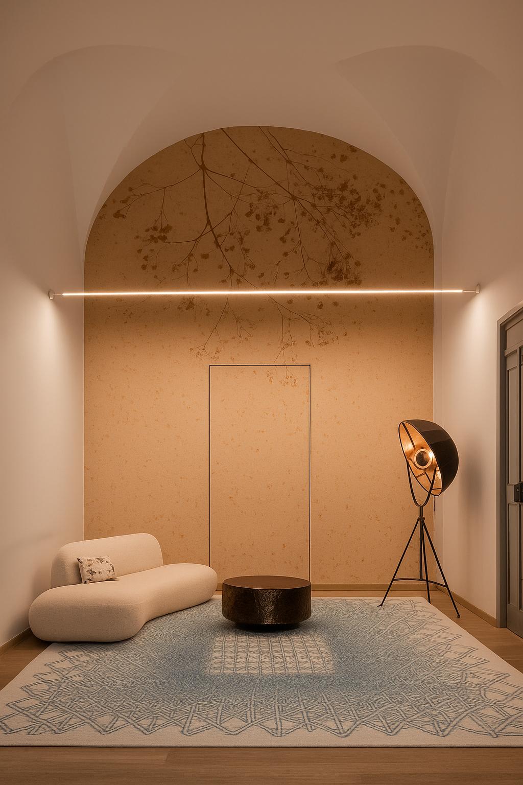 Népalais Pablo Siquier - Tapis en laine et soie noué à la main par l'artiste en édition limitée 6'x4'. en vente