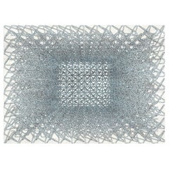 Pablo Siquier - Limited Edition Artist Hand-knotted Wool and Silk Rug  9’x6'