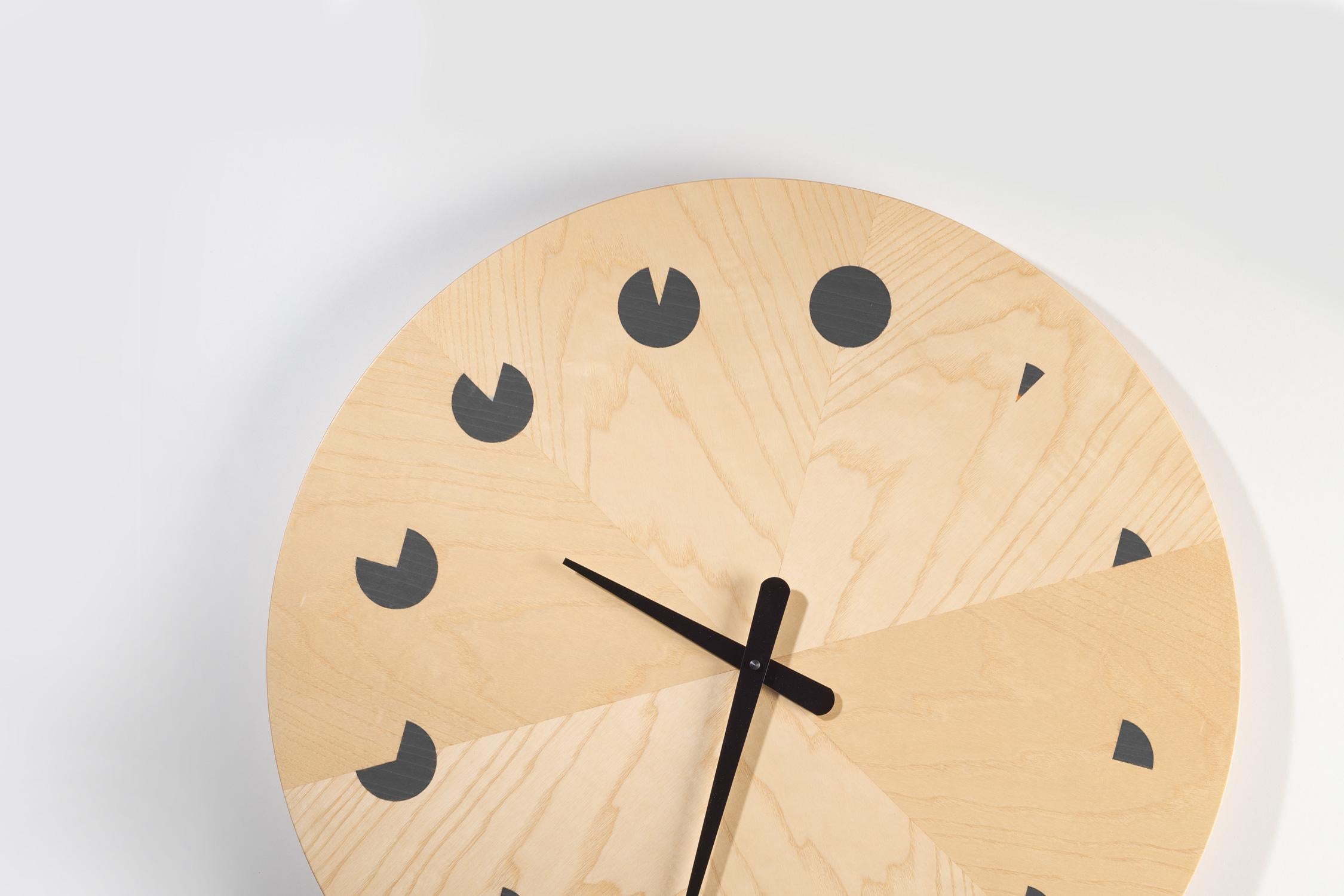 Scandinavian Modern PAC Clock (grey) For Sale