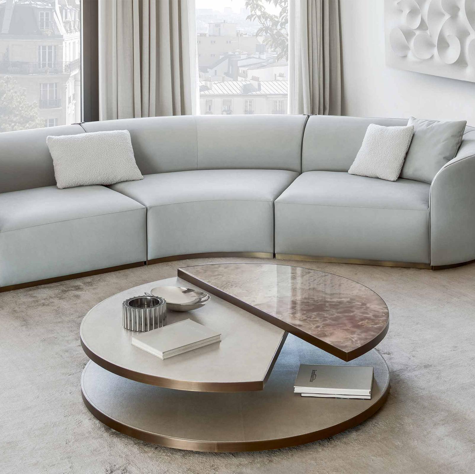 Cuir Table basse Pac en vente