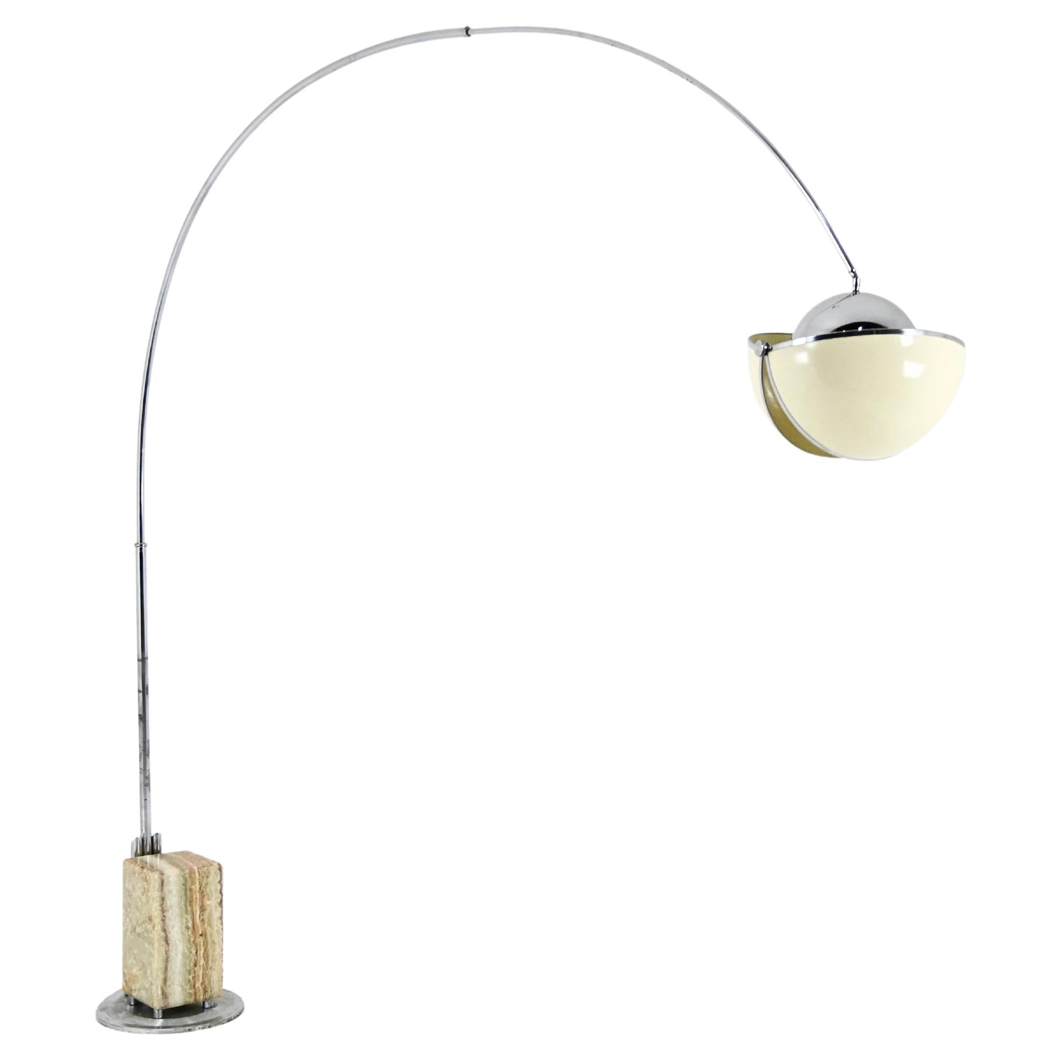 "Pac-Man" Arco Floor Lamp by Superstudio for Poltronova, 1970s For Sale