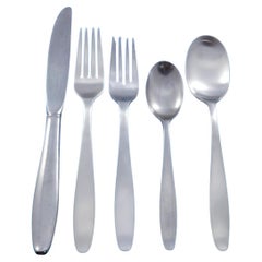 Used Pace by Gorham Stainless Steel Flatware Set for 8 Service 40 Pieces Dinner Size