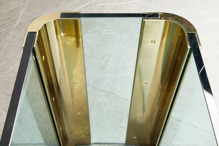Pace Collection Brass and Glass Dining or Conference Table, circa 1970s  For Sale 9